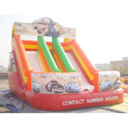 Disney World of Cars inflatable slide